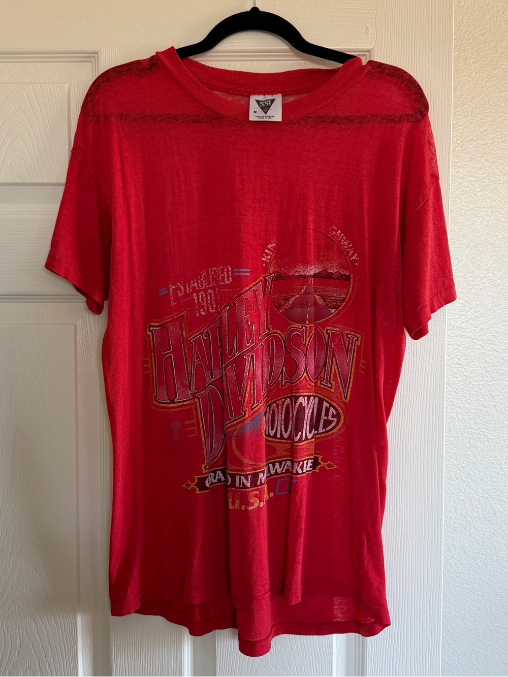 Harley-Davidson Red SSI Tee